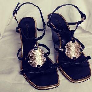 Anne Klein strappy wedge